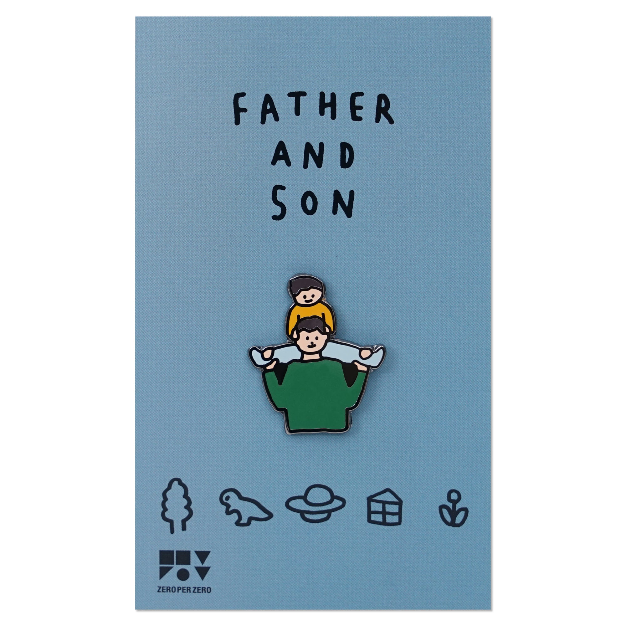 ZeroPerZero Family Pin Badge Mother & Baby – nonmall