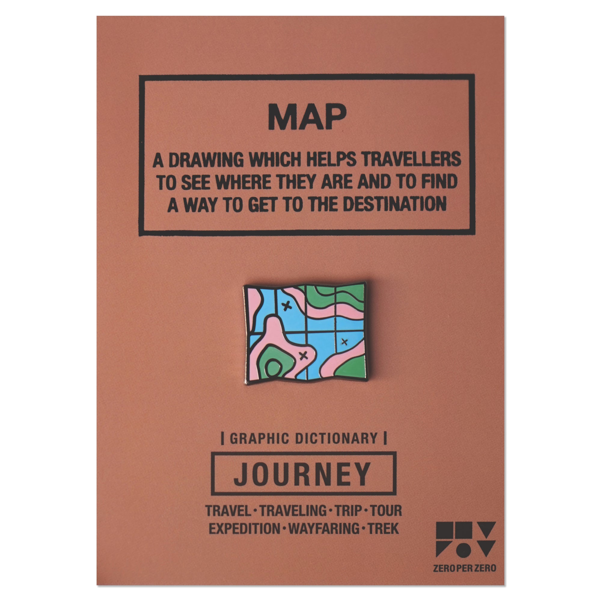 ZEROPERZERO Journey Pin Badge – nonmall